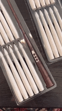 12 Floating Flameless Candles with Magic Wand